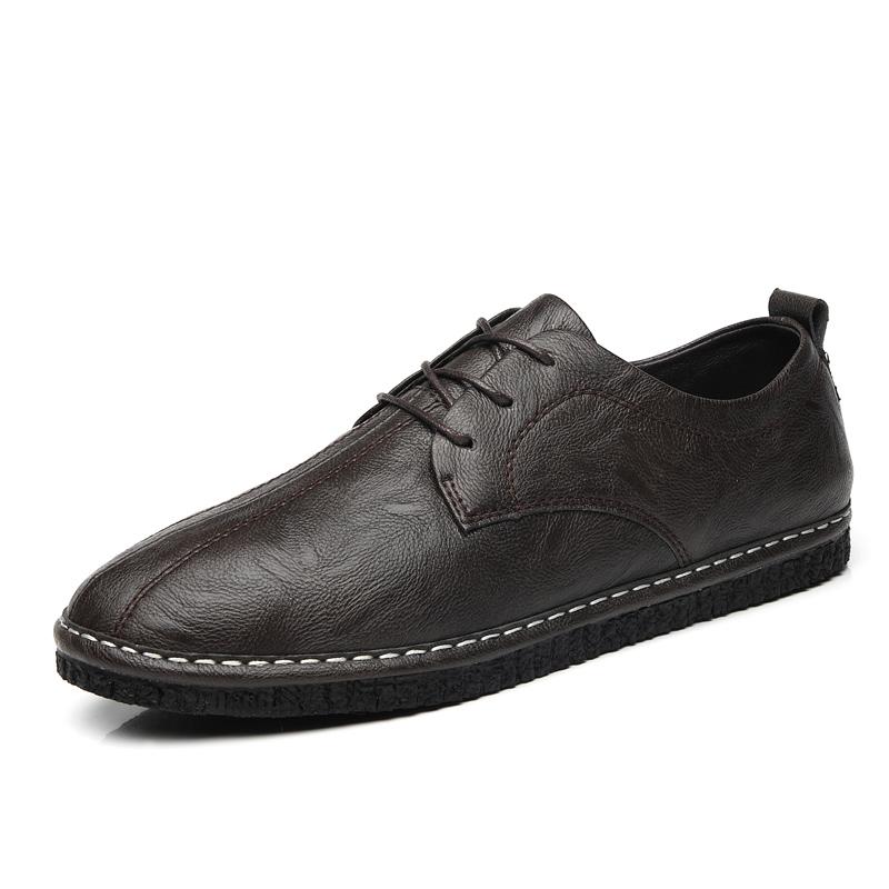 Classic Oxford Shoes British Style Handcrafted Soles Men's Genuine Leather Shoes Lightweight Breathable Men's Formal Shoes