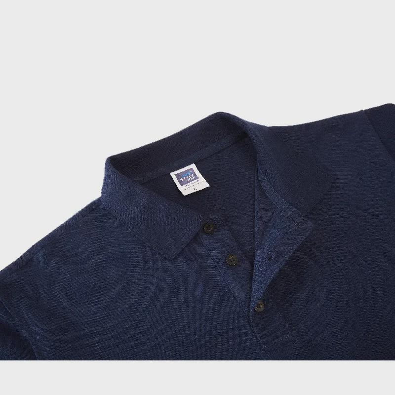 Custom Embroidered Long Sleeve Polo Shirt with Logo