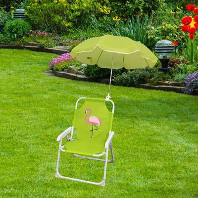 Kinder-Campingstuhl, Strandstuhl, mit Sonnenschirm, Oxford-Stoff, tragbar, zusammenklappbar, für Park-Camping,
