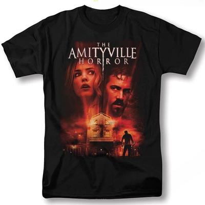 Das Amityville Horror Shirt Klassischer Horrorfilm Vintage Grafikdesign T-Shirt