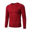 Men S Slim Fit Crew Neck Long Sleeve Knit Sweater Autumn Casual