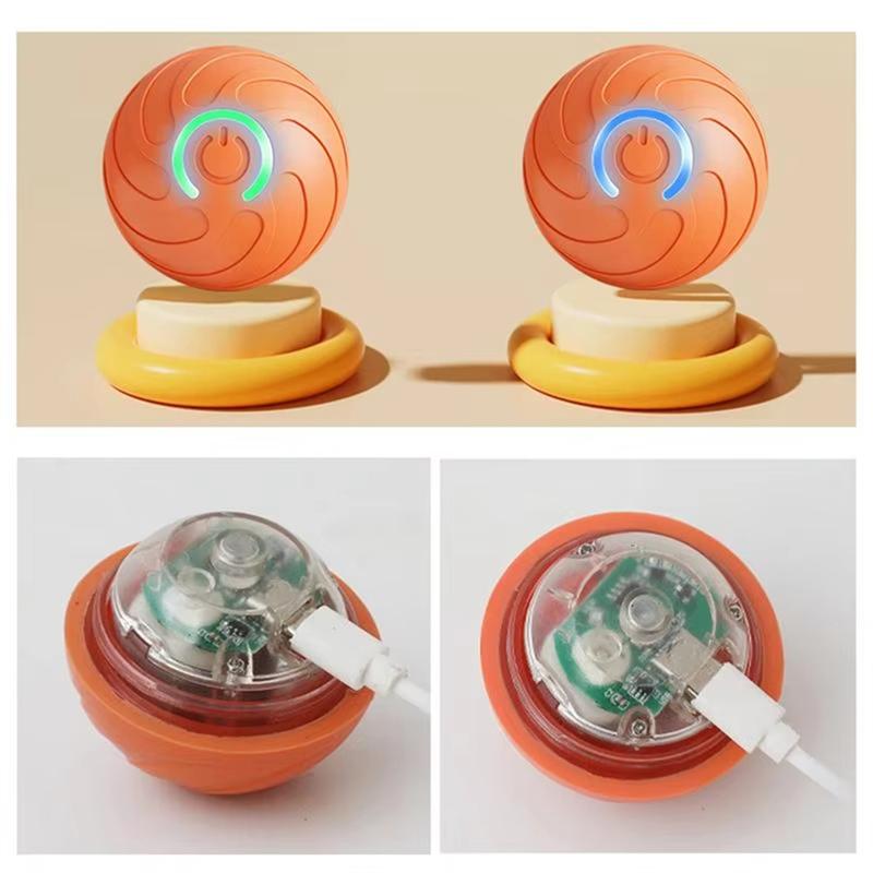 Good-Smart Pettoys Ball Electric Automatic Jumping Rolling Ball Interactive Game Rechargeable Moving Puppy/Kitty