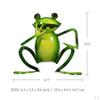 Frog Figurines Garden Living Room Decor – Mini Statue Cute Sculpture Home Ornament for