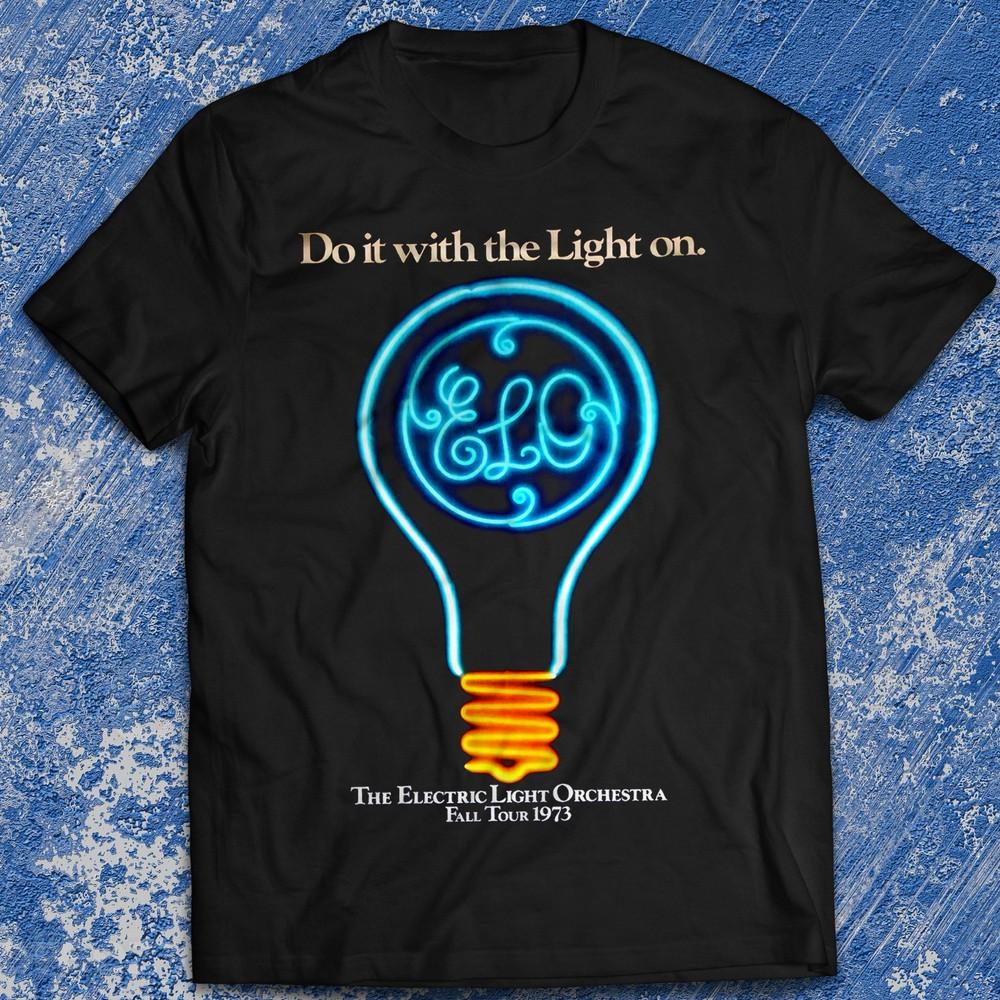 Rock Concert Music T-Shirt Electric Light Orchestra Tee ELO Jeff Lynne Classic Unisex T-Shirt L