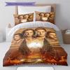 Supernatural Tv Series Poster Pattern Bedding Set Quilt Cover Pillowcase Home Decor Gift (1 * Duvet Cover + 2 * Pillowcase, Withou
