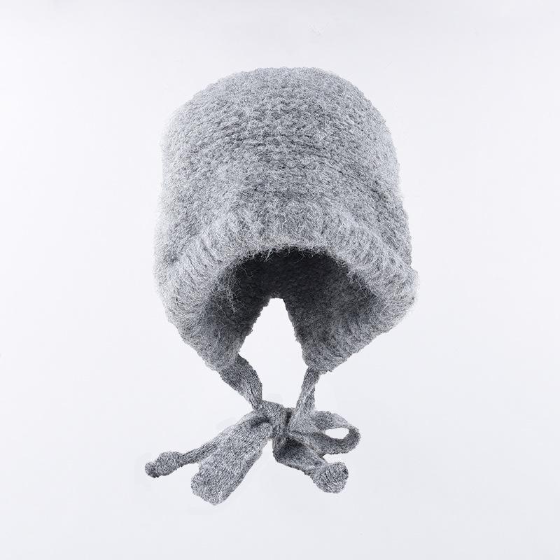 

Сумка-кепка Балаклава Кепка Плюшевая Шапка Thunderbolt Женская Зимняя Теплая Защита Ушей Шерстяная Вязаная Шапка-Пуловер One Size серый