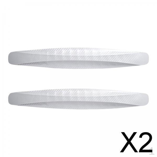 

2x Car Protector Strips Anti Collision Patches Easy Installation Spare Parts Assembly