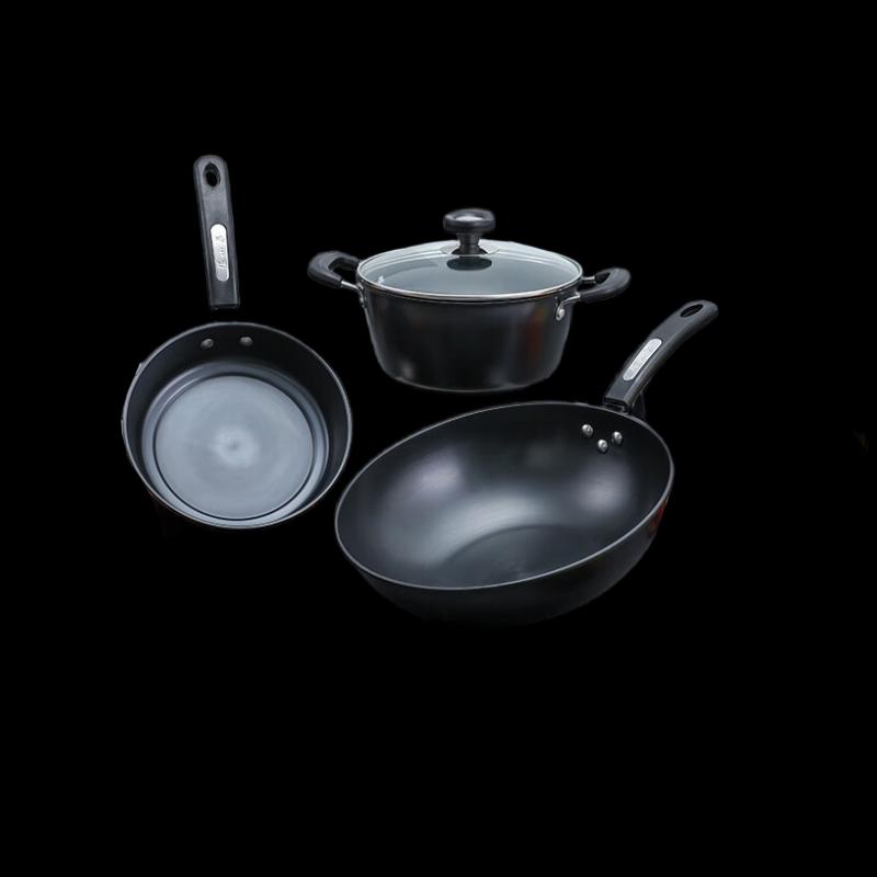 Zhang Xiaoquan Jinchu Series 3-Piece Fine Iron Cookware Set