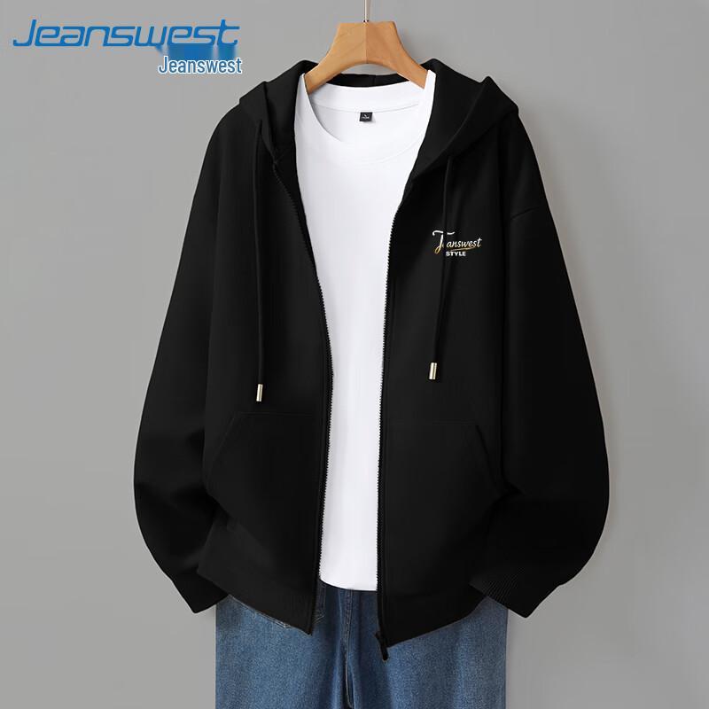 Jeanswest Men s Loose Fit Zip-Up Hoodie 4XL