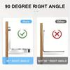 10pcs/Stainless Steel L Brackets - Small Right Angle Corner Brace for Shelves, Wood Furniture, Chair