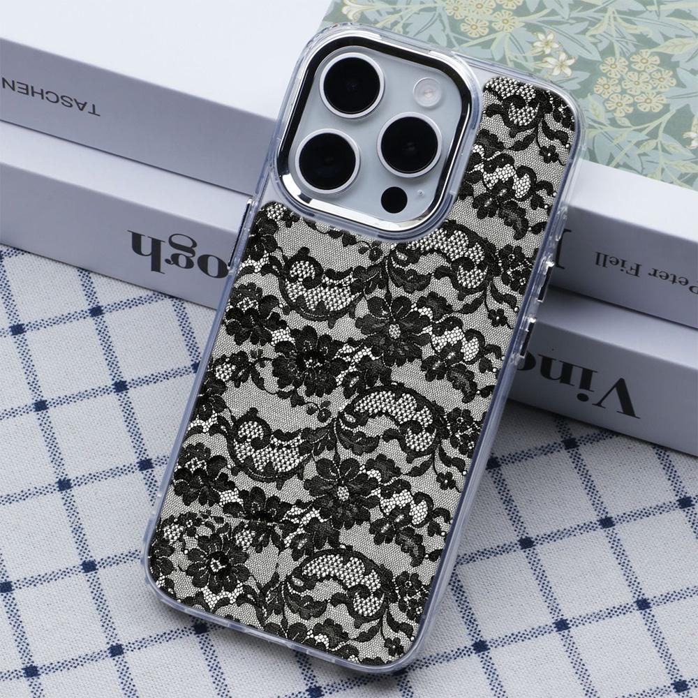 

Sexy Lace Phone Case For Iphone 16 17 15 Pro Max 14 Plus 13 12 11 17Air 17E 16E Funda Phone Cover Anti-Fingerprint Coque iphone 17 Pro чистый