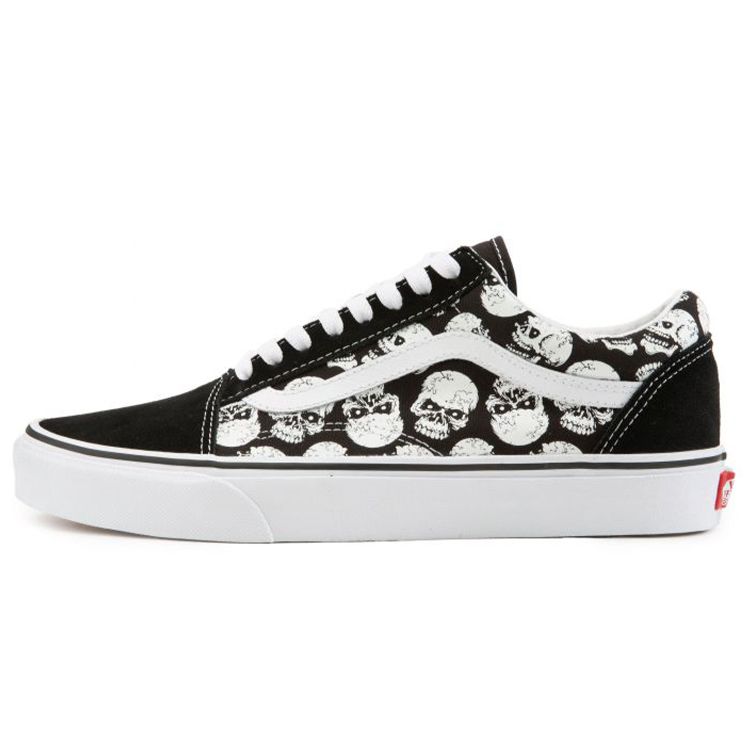 

Кроссовки унисекс Vans Old Skool TM Glow Skull Black True-White VN0A5AO95C2