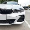 För BMW G20 G21 G28 318i 320i 325i 330i 330d 330e M Sport - Främre Canards Stötfångare Läpp Dimljus Trim Karosskit Bil Styling