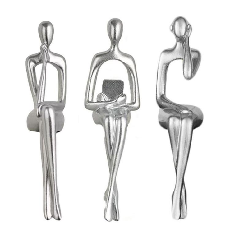 Handmade Abstract Figure Resin Craft Shelf Decors For Living Space Workstations Aesthetic Display Ornamentations