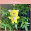 Super Soft 14cm Plush Pig Keychain Adorable Animal Doll With Colorful Chains For Bags