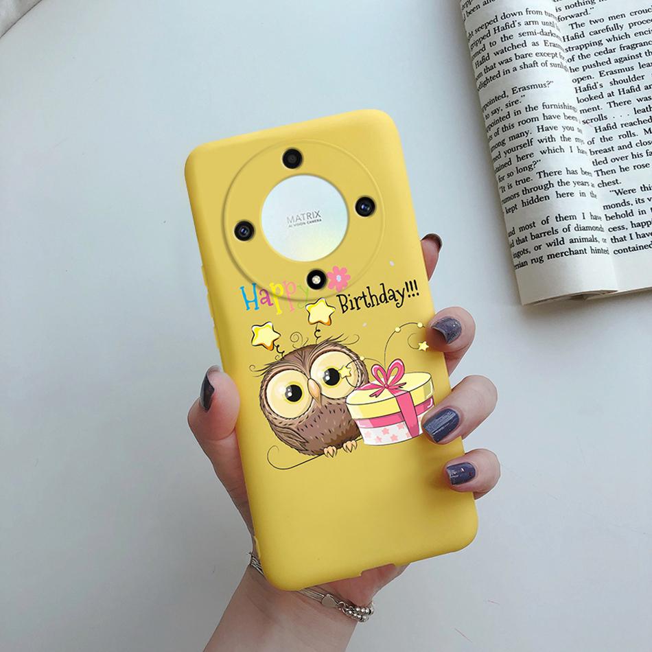 Case For Honor X9a X9b 5G Cover Silicone Soft Fashion Flower Back Shell Coque For Honor X9a X9b X9 a X 9 B 2023 Phone Case Funda