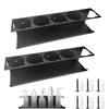 Set of 2 Sturdy Metal Bottle and Can Holders with Rustproof Coating Ideal for Garages and Auto Repair Shops Use
