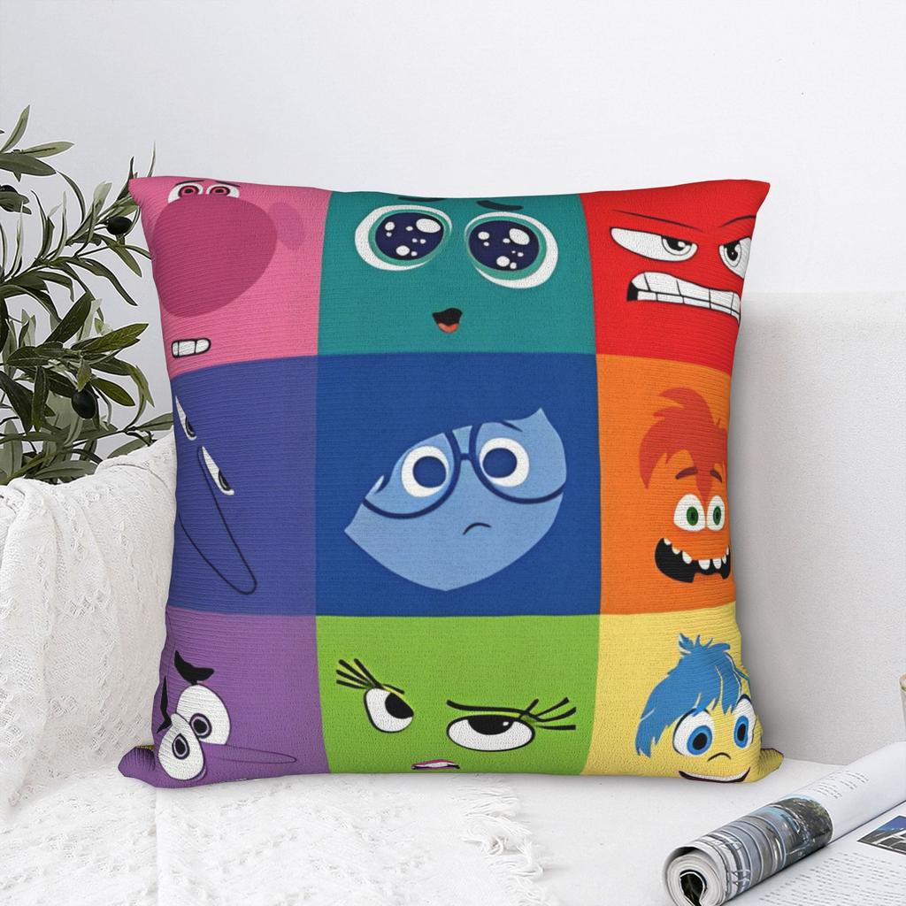 Insides Outs Square Pillow Cases Cute Meme Action s Cushion Covers Custom Zippered Decor Throw Pillow Case Cover for Sofa