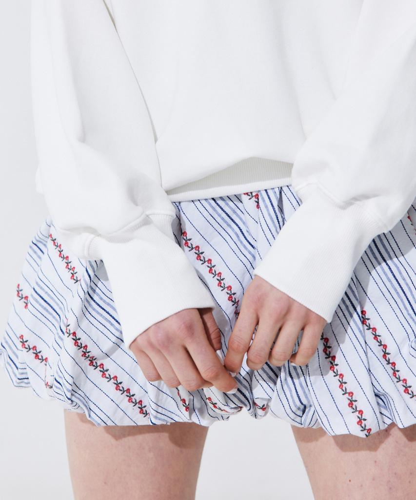 Bundercammer Embroidery Balloon Banding Skirt_Navy