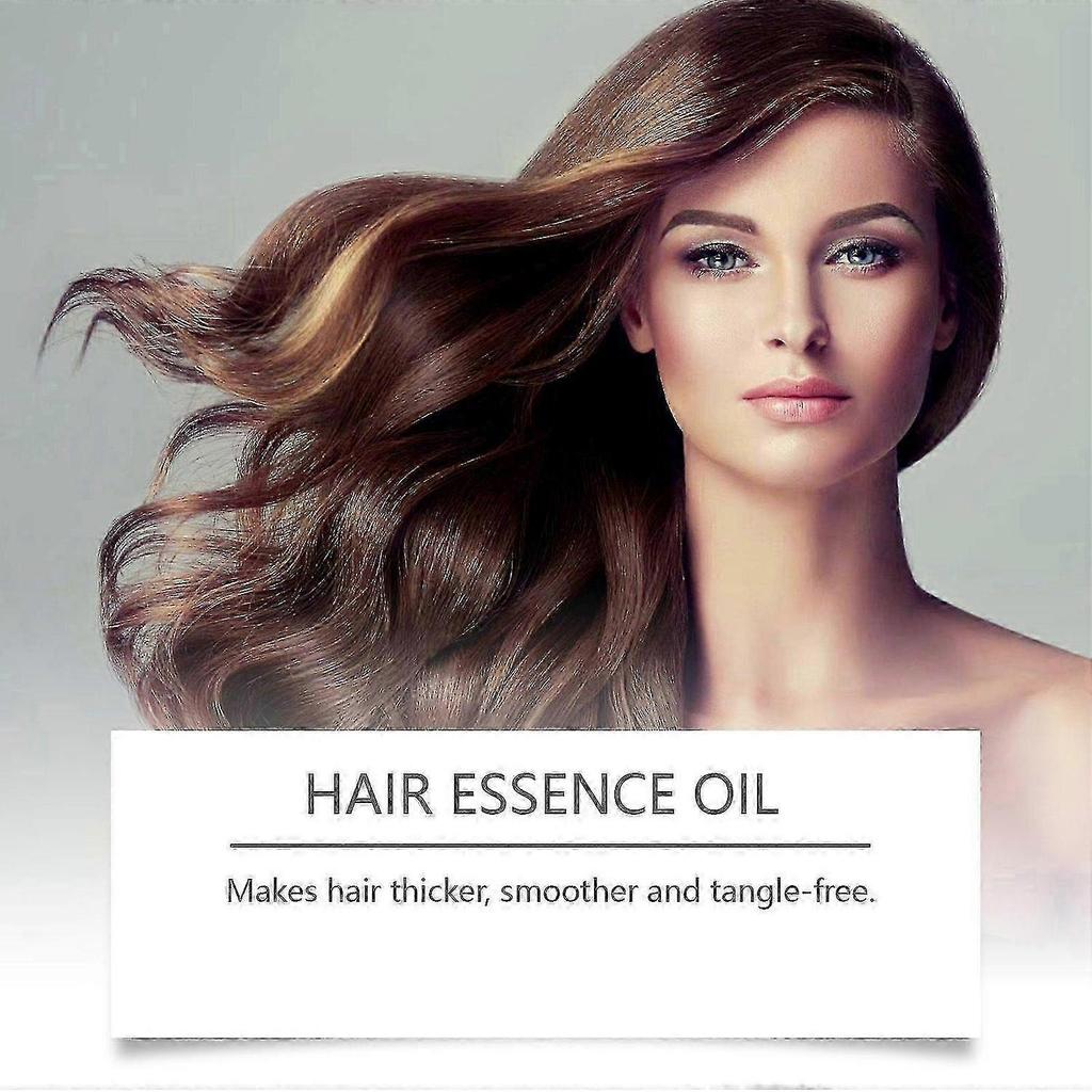 5X Natural Hair Essence Oil, Promotes Growth, Soothes & Nourishes Scalp, for Frizzy and Damaged, Suitable for Men and Women