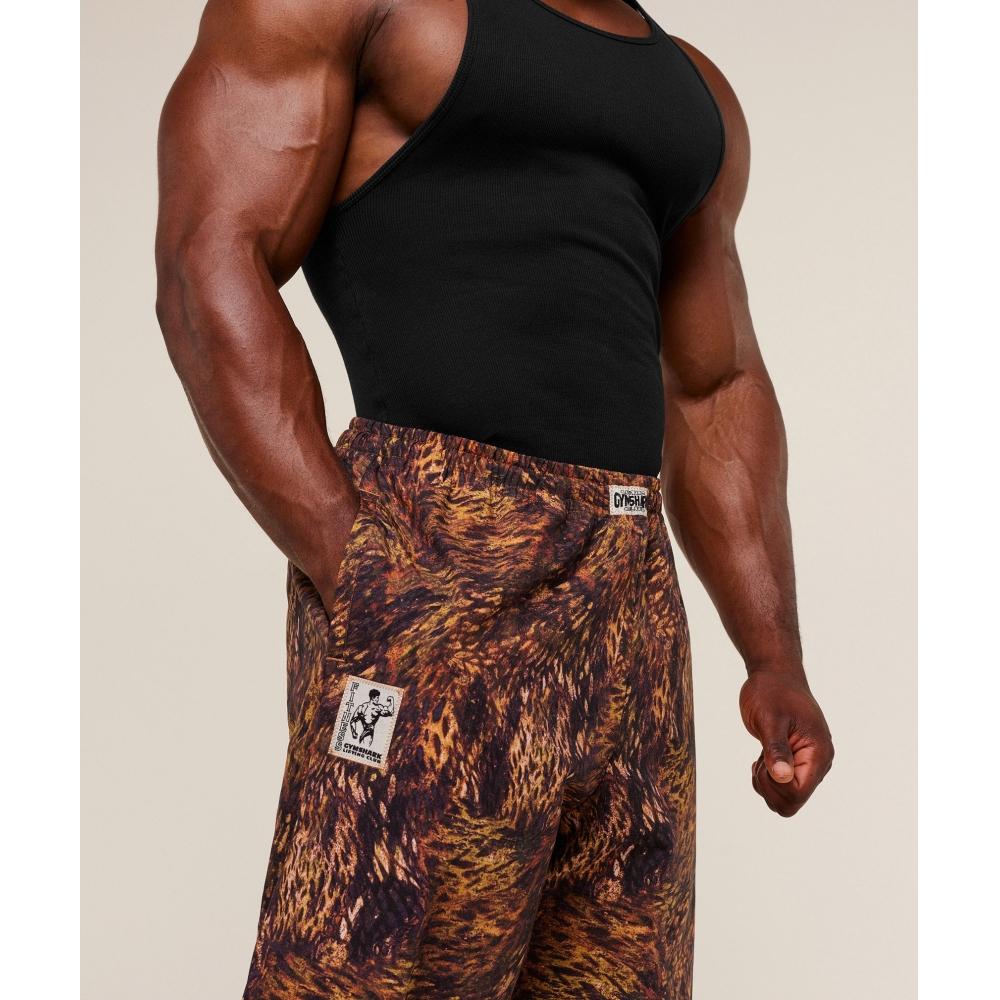 Gymshark Straight Leg Pumper Pants Spiced Brown A4b8b Nc86