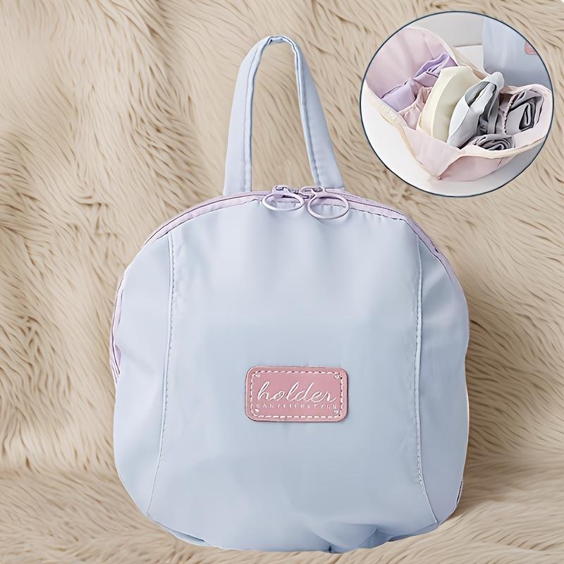 Дорожные дополнения/Сумка для хранения  три в одном  для нижнего белья/Носков/Трусов/Деловых поездок/Портативная сумка для одежды/Застежка-молния/Удобство/Нижнее белье/Бюстгальтеры 1PC Underwear Storage Bag - Blue