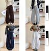 Girl High Waist Flared Pants With Cotton Polyester Fabric For Fall Winter Casual Wear