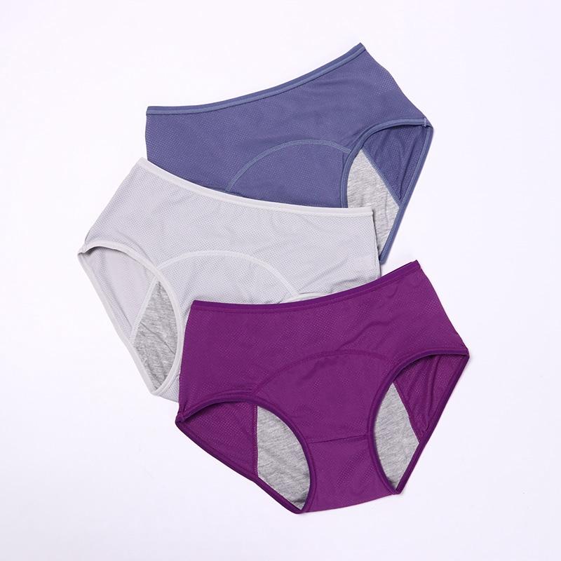 Menstrual Panties Women Sexy Pants Leak Proof Incontinence Cotton High Waist Underwear Women Briefs Period Lingerie