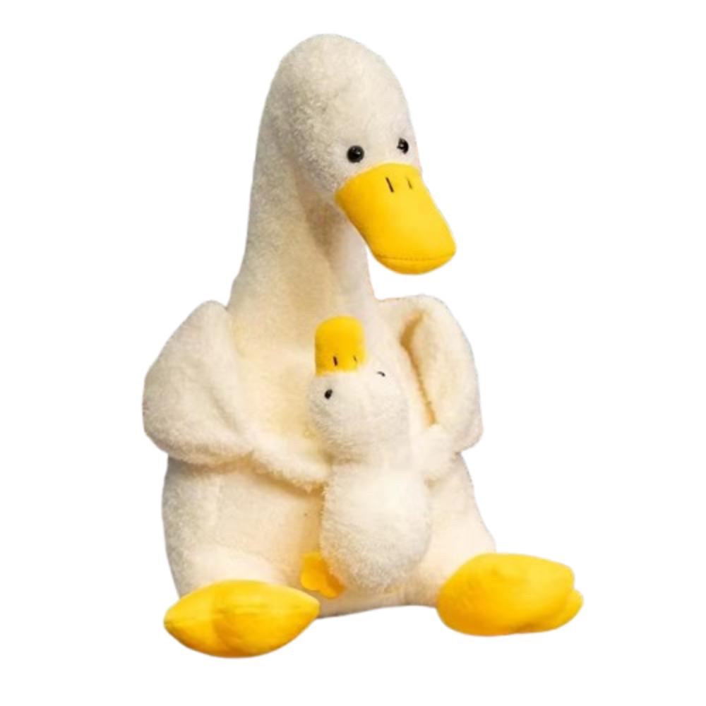 Stuffed Animals Mother and Son Duck Plush Toys Sleeping Lifelike Goose Simulation Duck Plush Doll Kawaii Cartoon