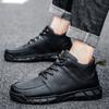 Newest Men'S Geunine Leather Suede Shoes Men Boots Fashion Mens Ankle Boots Casual Hiking Shoes Autumn Comfortable Outdoor Man Boot