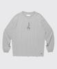 Iseuteuseobiseusyab Asphodel Flower Long Sleeve - Melange Grey