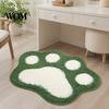 Schnelltrocknende Duschmatte Katzenpfote Badematte, Rutschfeste Weiche Flauschige Matte, Saugfähige Kaschmir-ähnliche Matte Waschbar Niedlicher Bereich für Eingang Badezimmer Schlafzimmer Langlebig