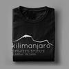Casual Kilimanjaro with Lat Long Elevation T-Shirt Men Crewneck Cotton T Shirts Graphic Mount Short Sleeve Tee Printing Clothing