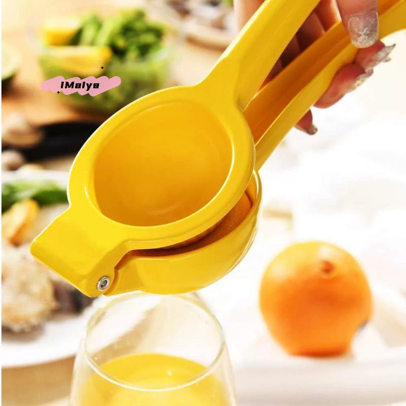 1Pc Aluminum Alloy Manual Lemon Squeezer Hand Pressed Orange Juicer Portable Kitchen Gadget for Easy Fruit Juicing