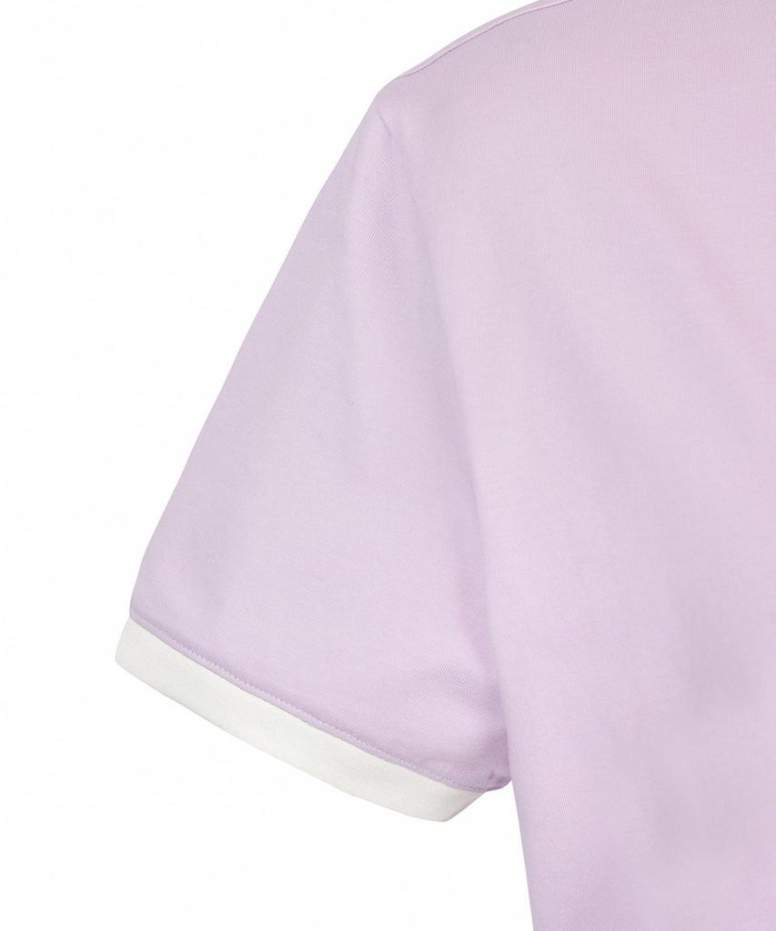 DISCOVERY EXPEDITION Women'S Freshvent Lettering Semi-Crop Ringer T-Shirt (L.Violet)