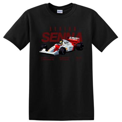 Formula 1 Ayrton Senna Racing Car T Shirt for Motorsport Fans, Cool Tee
