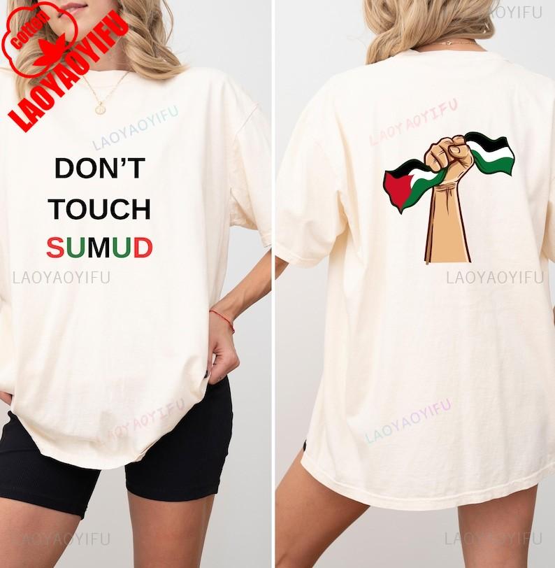 Peace Global Sumud Flotilla Unisex and Unisex Printed TShirt Crew Neck Short Sleeve Cotton Top All Seasons Fashion Soft Shortsleev