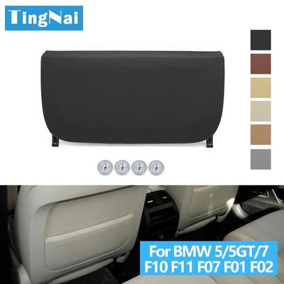 Kryt úložného panelu opěradla sedadla z kůže do interiéru vozu Panel obložení zadní části sedadla Pro BMW 5 7 GT Série F10 F11 F18 F01 F02 F07