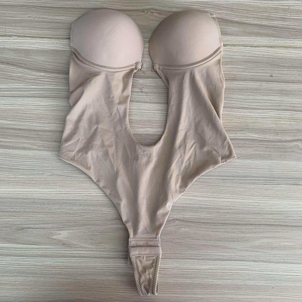 Sling Bra Transparent Bodysuit with Detachable Straps - Evening Shaper Corset Lingerie