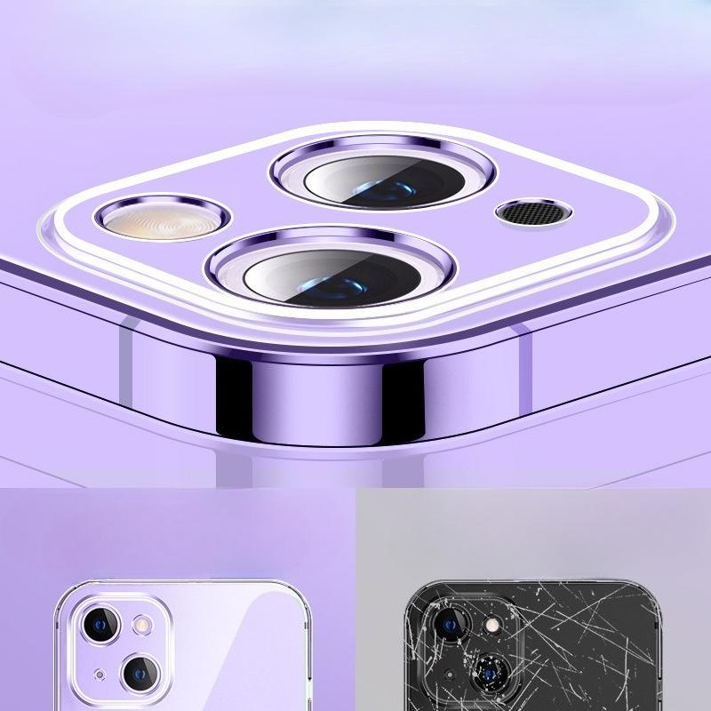 Applicable To Apple 17 ProMax Phone Case Without Yellowing IPhone 15 New Protective Case Transparent Glass 16 Hard Case
