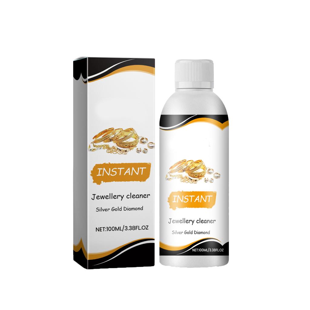 Jewelry Cleaning Solution Jewelry, Stain Removal, Cleaning, And Polishing Agent For Gold, And Glass Surfaces 100ml