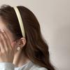 Haarreif Einfarbige Wildleder-Fütterung Integriertes Anti-Rutsch-Design Stirnband für den Weg zur Arbeit Mattes Textur-Stirnband Haaraccessoire