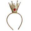 Süßes Barock-Stil Krone Stirnband Gold Prinzessin Dess Up Krone Haarreif Diadem Haar Accessoires Fotografie