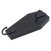 A96K-Halloween Coffin Wall Hanging, Coffin Wall Hook For Keys For Wall - Rustic Black Wooden Hanger For Keys, Mugs, Purse