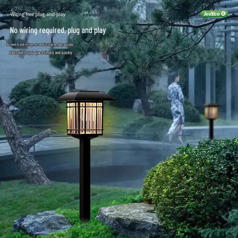 Nu Feng Solar Square Crystal Lawn Lamp
