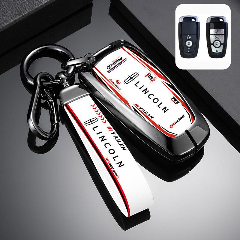 TPU Car Key Cover Case Bag for Lincoln Continental MKC MKZ MKX Navigator Z Nautilus Aviator Corsair 2017 2018 2019 2022 Keychain Q2