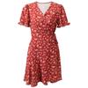 Sancai Plus Size French Floral Midi Dress