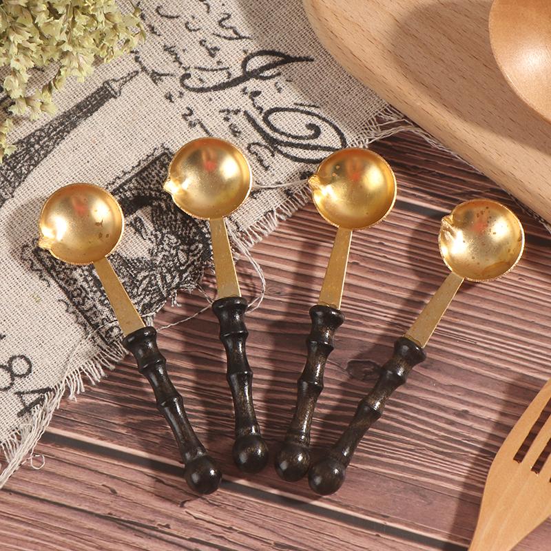 1Pc Vintage Sealing Stamp Spoon Wax Melting Spoons for Cards Scrapbooking Too`ZY