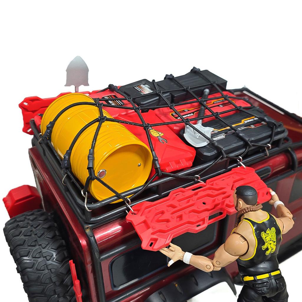 Realistic Camping Storage Case For 1/10 1/8 Remote Control Crawler Travel Accessory Decoration Easy Installation Kits