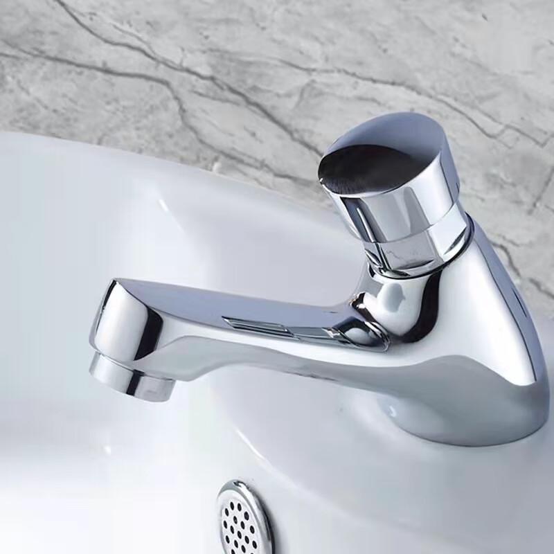 Single Cold Time-Delay Basin Faucet